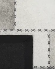 Rug PERVARI Taupe 140 x 200 cm Leather_764748