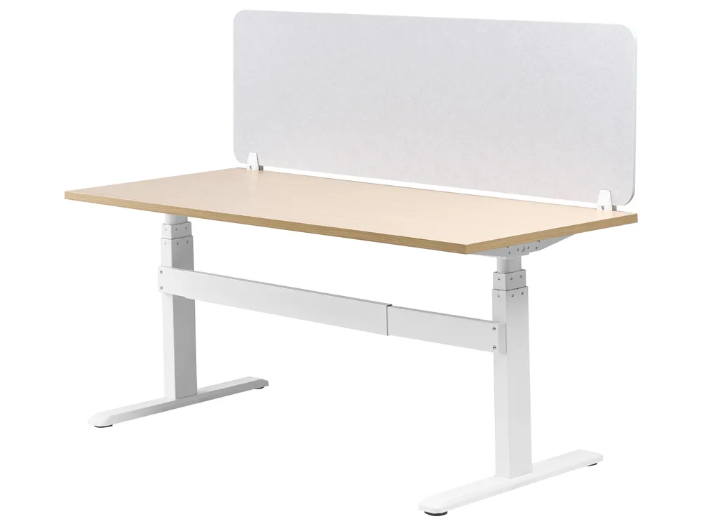 Desk Screen SPLIT 160 x 50 cm Off-White_1015205