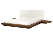 Wasserbett Bouclé ZEN 160 x 200 cm Braune Esche_931317