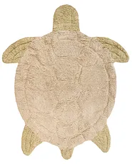 Kids Rug TORTIE  Beige 110 x 130 cm Cotton_1135327
