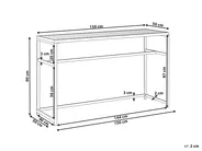 Garten Bartisch AVETRANA 150 cm 50 cm Hellgrün_1079337
