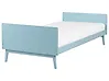 Bett mit Lattenrost Kiefernholz BONNAC 90 x 200 cm Hellblau