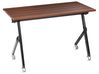 Foldable Office Desk BENDI 120 cm 60 cm Dark Brown