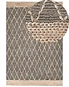 Teppich TELLIKAYA Grau 200 x 300 cm Jute