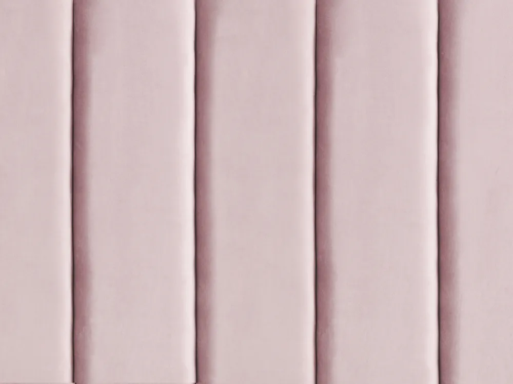 Bett mit Stauraum SEZANNE Samtstoff Rosa 180 x 200 cm_892490