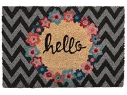 Doormat TAHAN Multicolour 40 x 60 cm Text Coir_904926