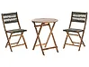 Bistro Set klappbar PROSSEDI Akazienholz Grün