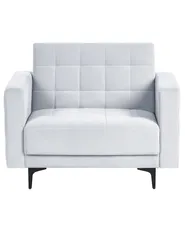 Sessel ABERDEEN Samtstoff Hellgrau_984149