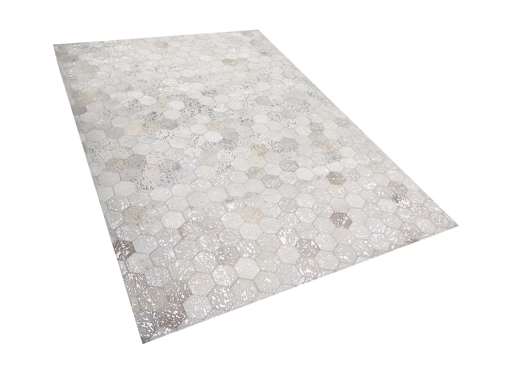 Teppich BOZKOY Silber 140 x 200 cm_787133