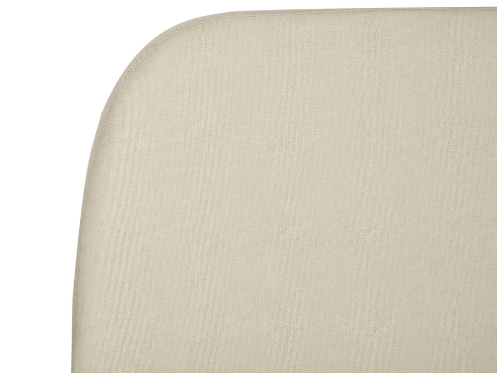 Wasserbett Stoff ROISEL 180 x 200 cm Hellbeige_937533