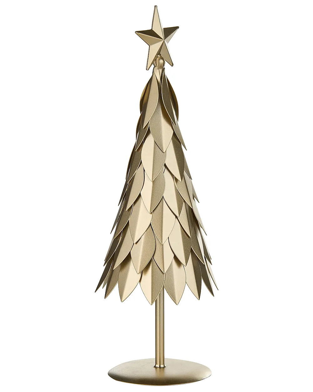 Set of 2 Figurines KEMIJOKI 41/48 cm Christmas Tree Gold_1156608