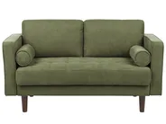 Sofa Set 3-Sitzer NURMO Stoff Dunkelgrün_896045