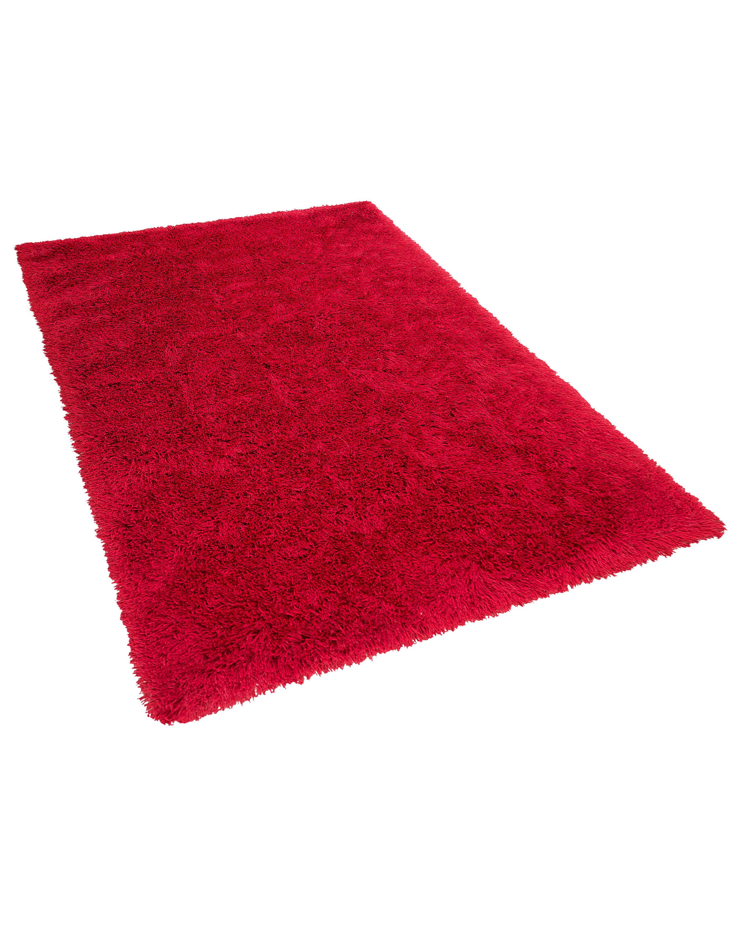 Tapis à poils longs CIDE Rouge 200 x 300 cm_805897