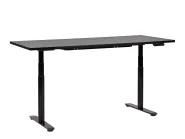 Schreibtisch elektrisch höhenverstellbar DESTINAS 180 cm 80 cm Schwarz_899731