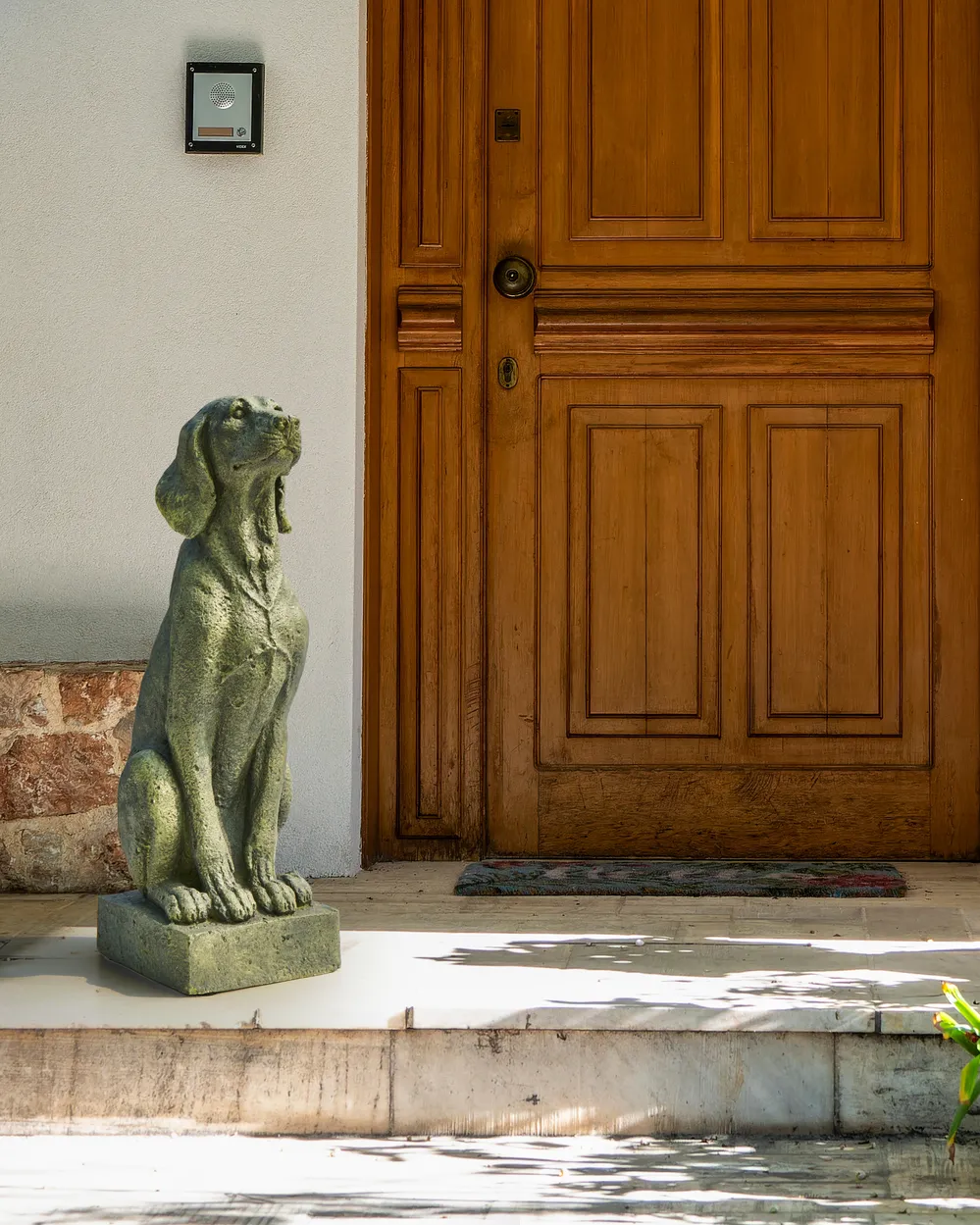 Garden Statue NAIROBI Dog Green_1000231
