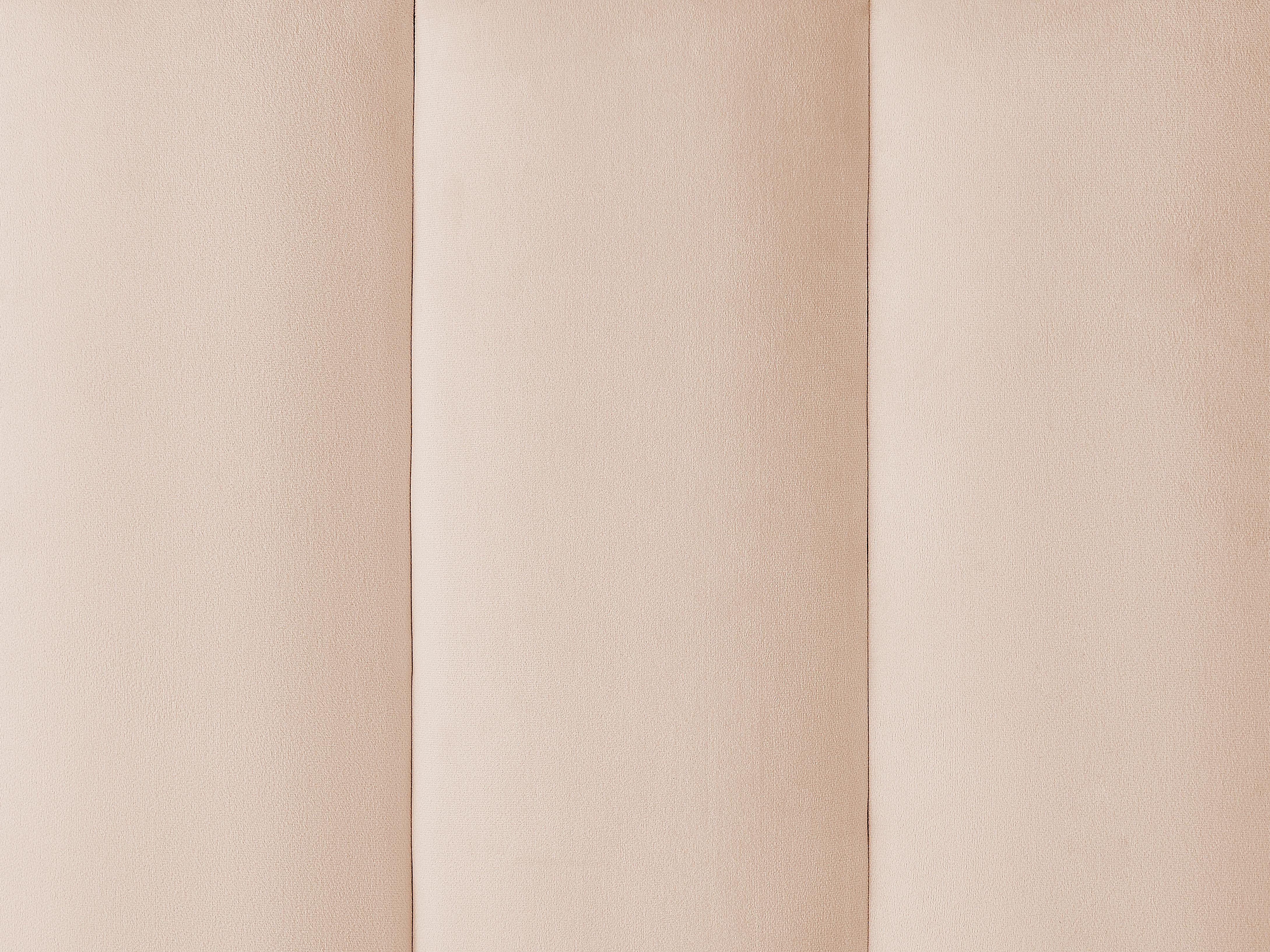 Postelja Žamet MIRIBEL 180 x 200 cm Bež_870667