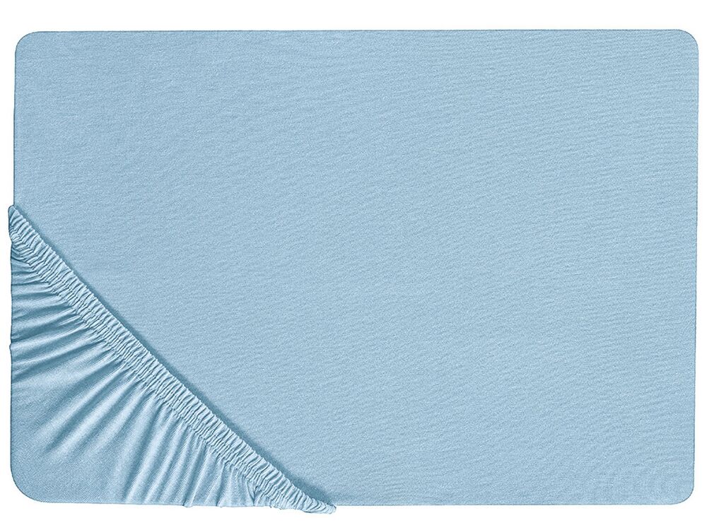 Napenjanje jadro HOFUF 160 x 200 cm Bombaž Svetlo modra