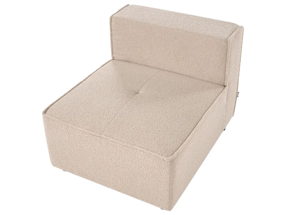Modul Ecksofa 4-Sitzer AXEBO Bouclé Beige linksseitig_1077253