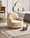 Kindersessel Katze ZOAR Bouclé Beige