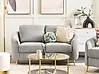 Sofa 2-Sitzer TROSA Stoff Hellgrau