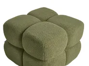Pouf CALIENTE Bouclé Grün_1069792