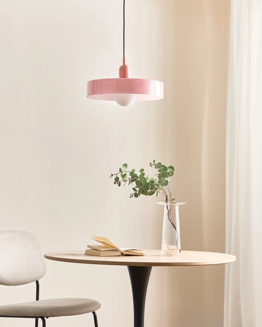 Hängeleuchte PAALA Glas Rosa_1065261