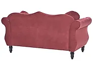 Sofa 2 Seater SKIEN II Velvet Dark Red_1171135