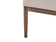 Sofa 2-Sitzer ESRUM Stoff Dunkelbraun / Beige_1015791