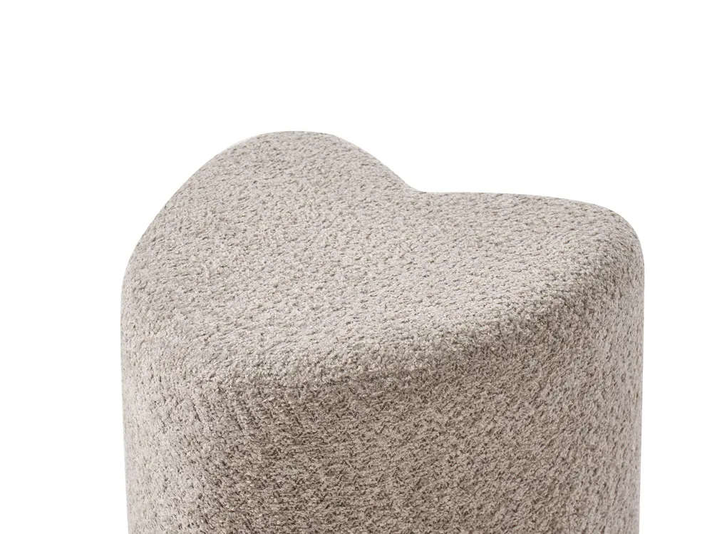 Pouffe SCOTIA Chenille Light Brown_1003959