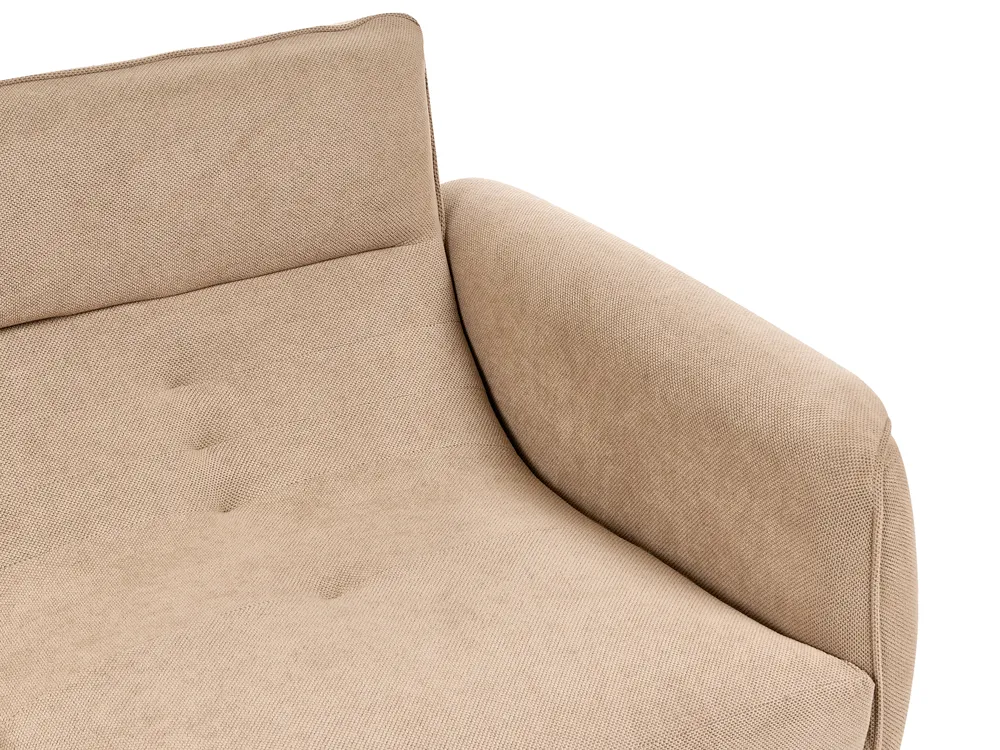 Sofa 3-Sitzer WETLAN Stoff Hellbraun_1011966