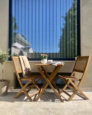 Bistro Set klappbar PARAGGI zertifiziertes Akazienholz Braun_938043