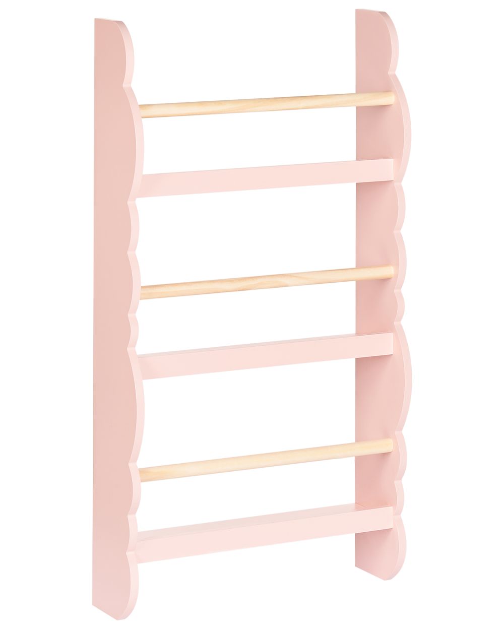 Stenska polica RIGOLET 80 cm Pastelno roza