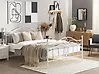 Bett mit Lattenrost Metall ANTLIA 140 x 200 cm Weiß