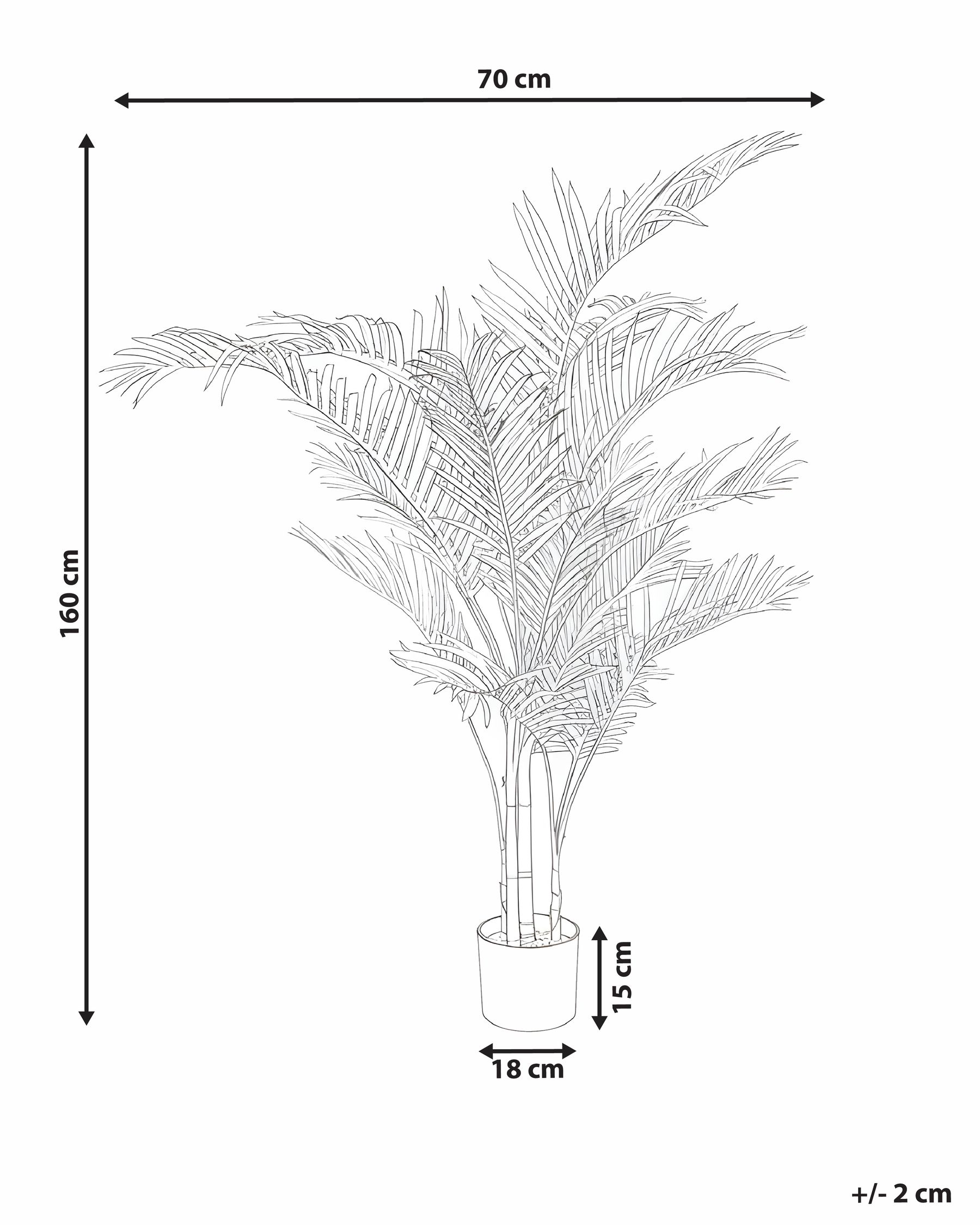 Kunstpflanze ARECA PALM 160 cm Gold_1028496