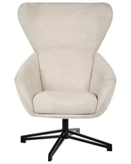 Drehsessel DALEN Stoff Hellbeige_1080685