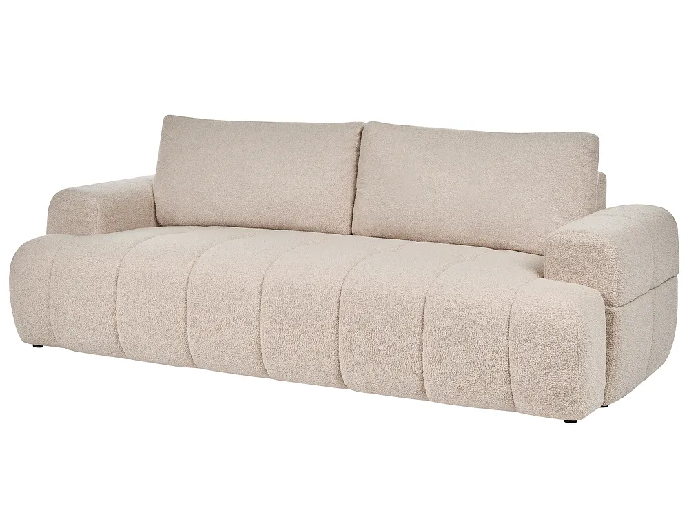 Bank 3-zits NARILLA Bouclé Beige_1156519