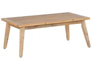 Lounge Set mit Tisch 4-Sitzer MERANO Akazienholz Grau_772242
