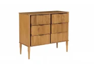 Schlafzimmer Set Kiefernholz FLAVIGNAC 180 x 200 cm Hellbraun_1150508