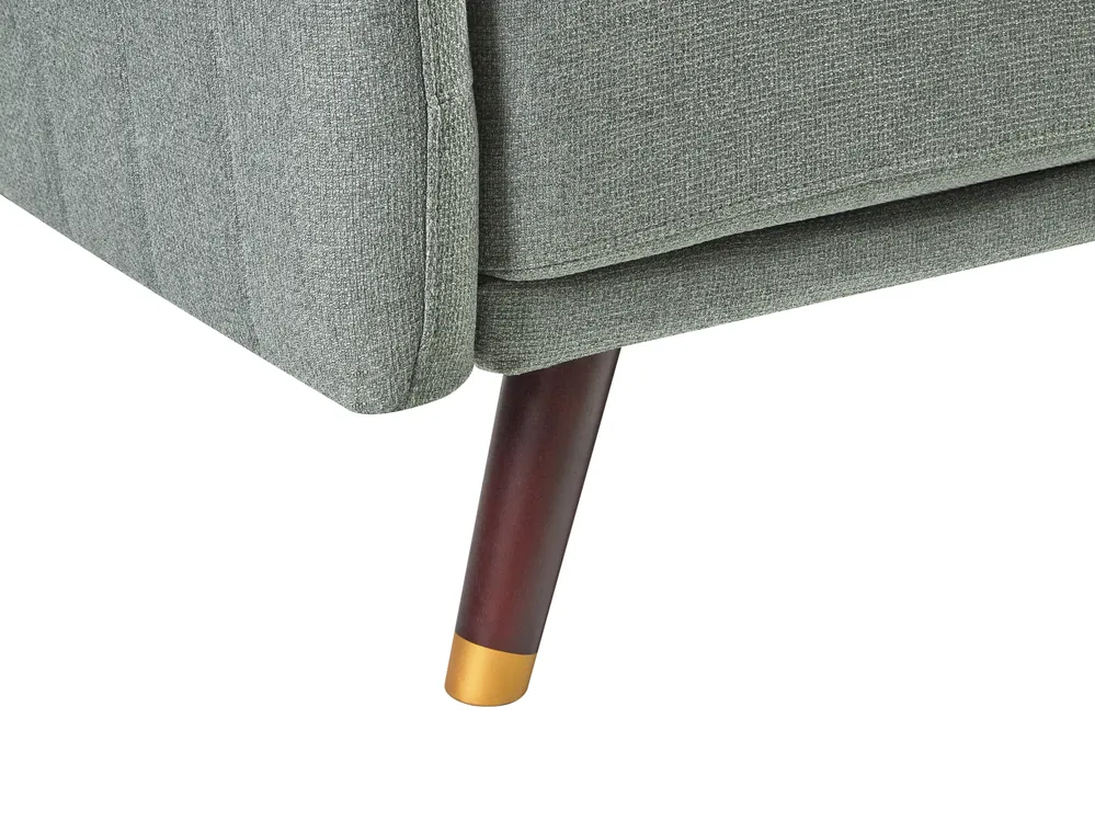 Schlafsofa 3-Sitzer SENJA Kunstleinen Grün_944768
