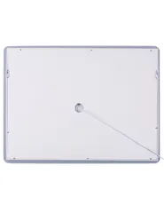 LED-Badezimmer-Spiegel WASSY 80 cm 60 cm Silber_780789