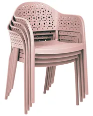 Set mit 4 Stühlen NARINO Rosa_1069756