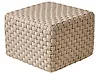 Pouf NALLI Kunststoff Taupe