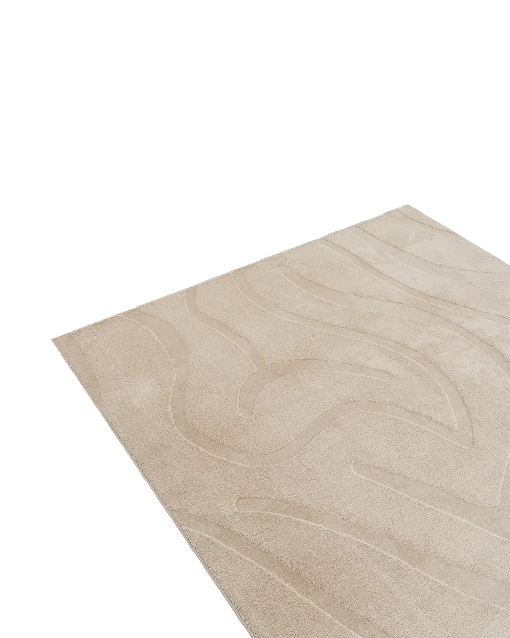 Teppich SELVORI Beige 160 x 160 cm_1124453