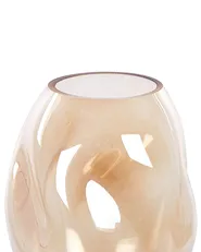 Blumenvase GERAKINI 20 cm Glas Orange_838243