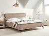 Bed Boucle LESSAY 180 x 200 cm (EU Super King) Taupe