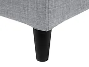 Bed Fabric FITOU 160 x 200 cm (EU King Size) Light Grey_709615
