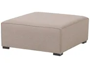 Gartensofa mit Ottomane 4-Sitzer AREZZO modular Beige_848104