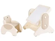 Kids Table and Chair Set MILA Beige_1124425
