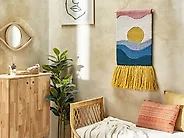 Wandbehang HASILPUR 108 cm Baumwolle Bunt_1180218