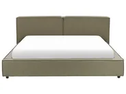 Wasserbett Stoff LINARDS 180 x 200 cm Olivgrün_980739